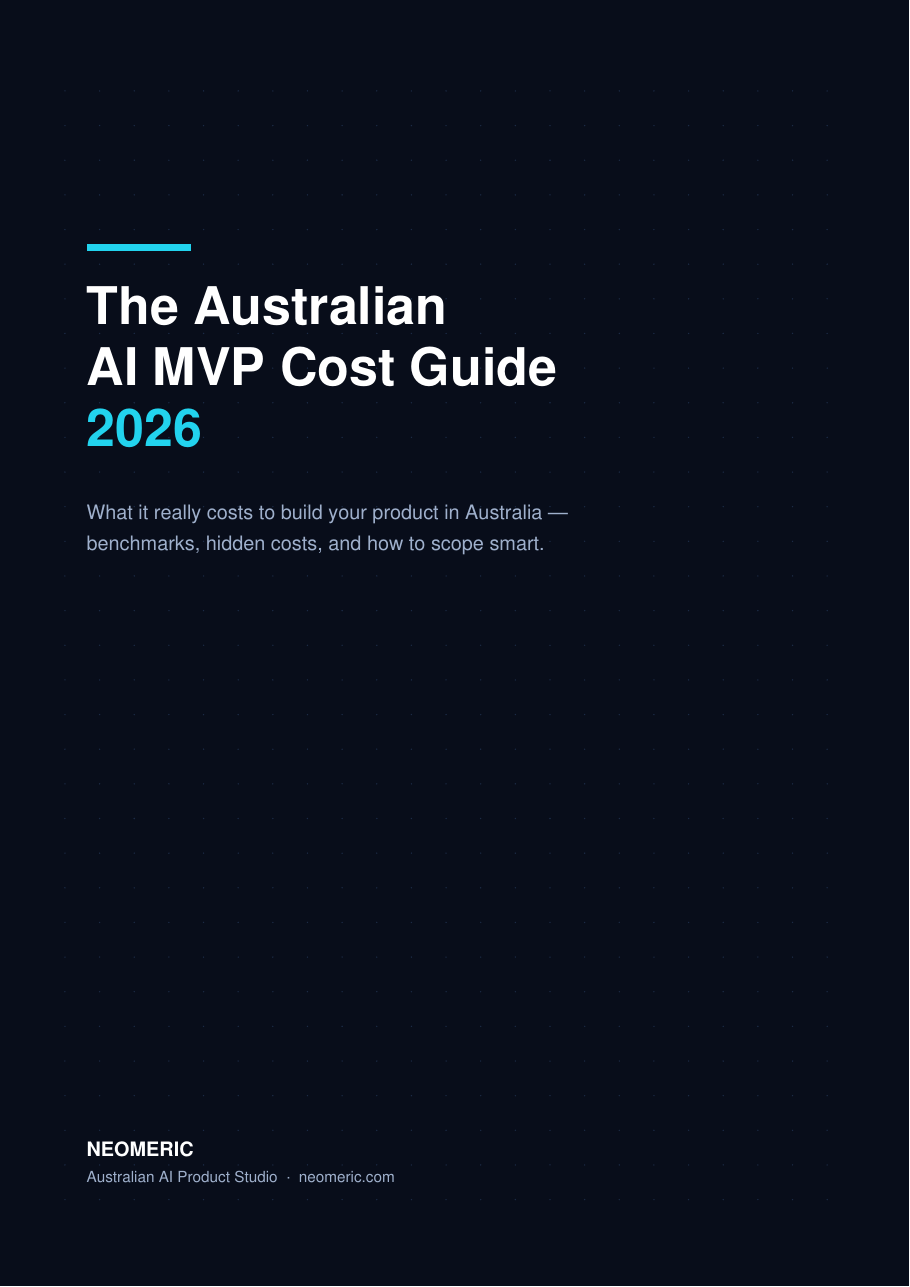 Australian AI MVP Cost Guide 2026 cover
